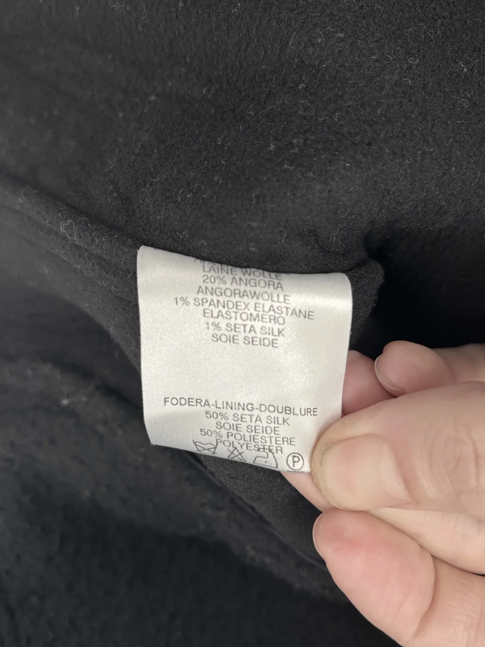 Balenciaga F/W 2003 textured black swing jacket — JAMES VELORIA